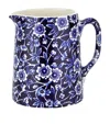 Burleigh Mini Blue Calico Tankard Jug In Blue