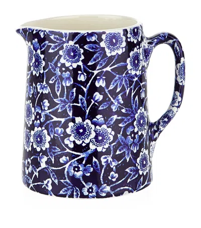 Burleigh Mini Blue Calico Tankard Jug