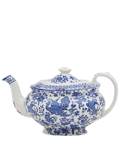 Burleigh Regal Peacock Earthenware Teapot