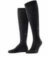 Burlington Cardiff Black Knee-high Socks In Black