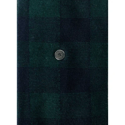 Burlington Checked Socks In Green