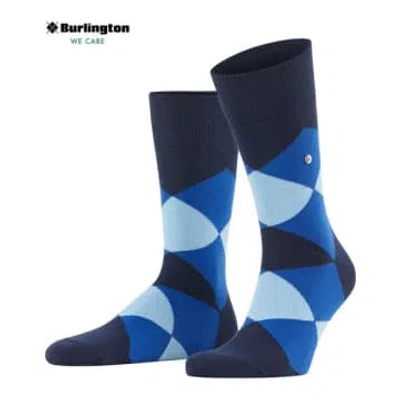 Burlington Clyde Marine Socks In Blue