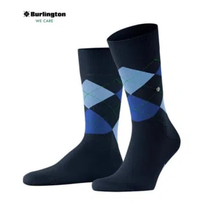Burlington King Marine Socks In Blue