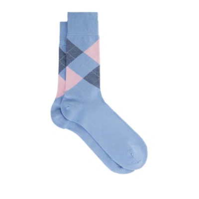 Burlington King Mid-calf Socks In Blue