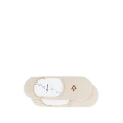 Burlington Lot De Deux Chaussettes En Coton In Neutral