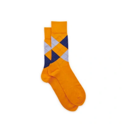 Burlington Manchester Mid-calf Socks In Orange