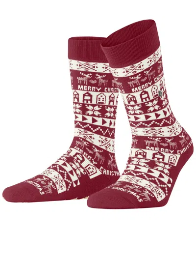 Burlington Merry Christmas Socks In Gray
