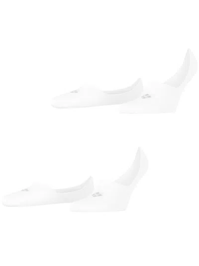 Burlington Pack Of 2 Invisible Socks In White