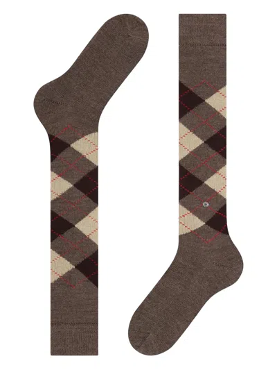 Burlington Preston Argyle Knee-high Socks
