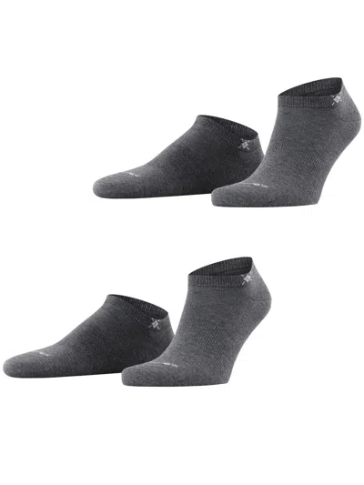 Burlington Set Da 2 Calzini In Gray