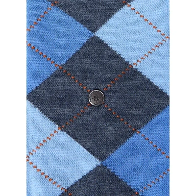 Burlington Wool Blend Socks In Blue