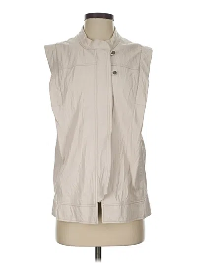 Pre-owned Burning Torch Vest In Ivory