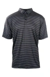 Burnside Burn Golf Polo In Black