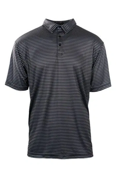 Burnside Burn Golf Polo In Black