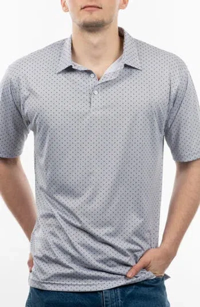 Burnside Burn Golf Polo In Gray