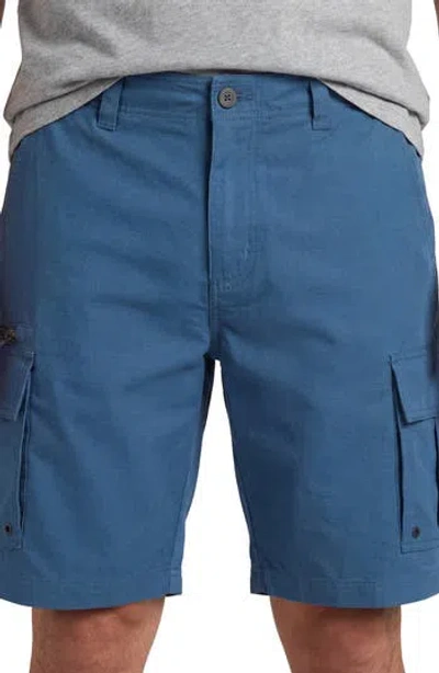 Burnside Cargo Shorts In Blue