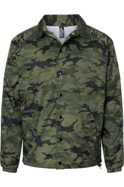 Burnside Coaches Jacket In Green
