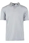 Burnside Soft Jersey Polo In Gray