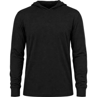 Burnside Drift Hoodie In Heather Black