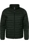 Burnside Elemental Puffer Jacket In Black