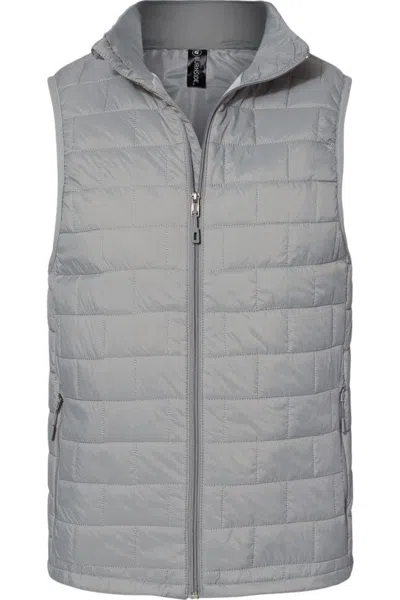 Burnside Elemental Puffer Vest In Blue