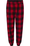 Burnside Flannel Jogger In Multi