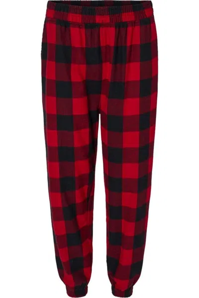 Burnside Flannel Jogger In Multi