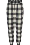Burnside Flannel Jogger In Multi