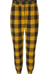 Burnside Flannel Jogger In Multi