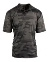 Burnside Burn Golf Polo In Grey