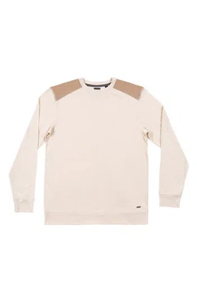 Burnside Heathered Long Sleeve T-shirt In Tan