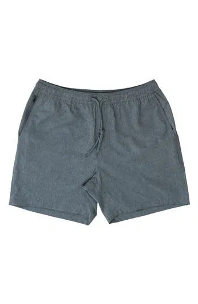 Burnside Hybrid Stretch Shorts In Gray