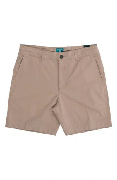 Burnside Hybrid Stretch Shorts In Gray