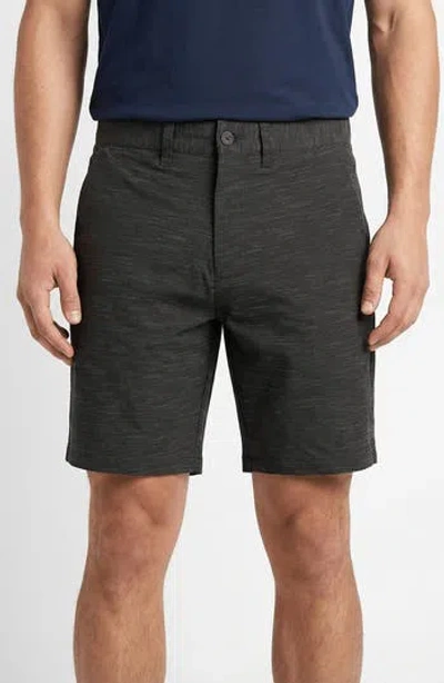 Burnside Hybrid Stretch Shorts In Gray