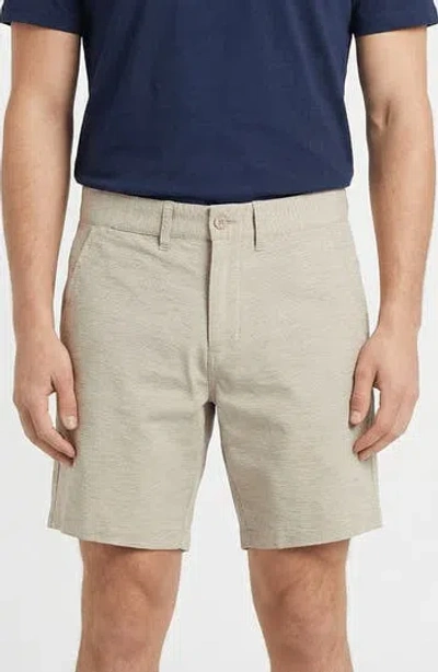 Burnside Hybrid Stretch Shorts In Gray