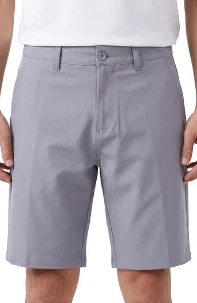 Burnside Hybrid Stretch Shorts In Blue