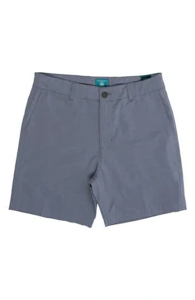 Burnside Hybrid Stretch Shorts In Gray
