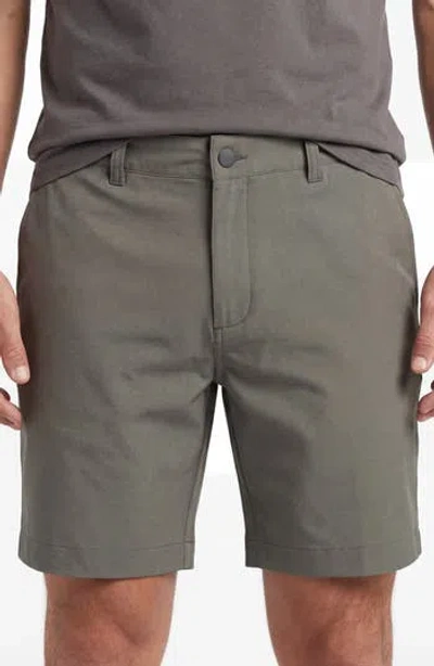 Burnside Hybrid Stretch Shorts In Green