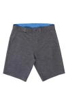 Burnside Hybrid Stretch Shorts In Grey
