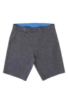 Burnside Hybrid Stretch Shorts In Grey