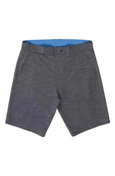 Burnside Hybrid Stretch Shorts In Grey