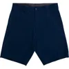 Burnside Hybrid Stretch Shorts In Heather Navy