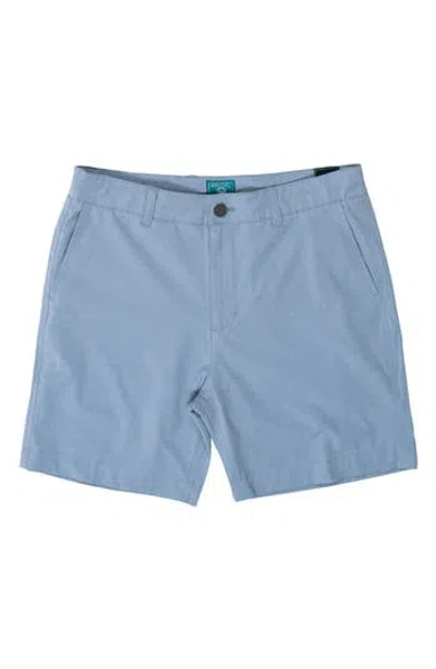 Burnside Hybrid Stretch Shorts In Blue