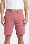 Burnside Hybrid Stretch Shorts In Pink