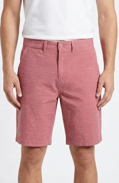 Burnside Hybrid Stretch Shorts In Pink