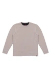 Burnside Knit Sweatshirt In Gray