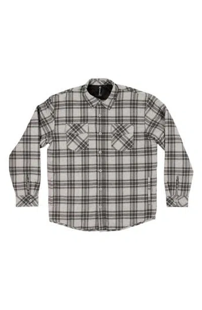 Burnside Long Sleeve Flannel Shirt In Multi
