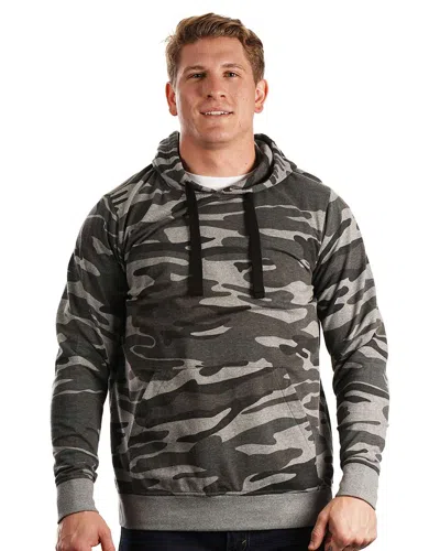 Burnside Men's Enzyme-washed French Terry Hooded Sweatshirt In Black