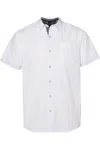 Burnside Peached Printed Poplin Short Sleeve Shirt In Multi