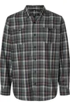 Burnside Perfect Flannel Work Shirt In Green